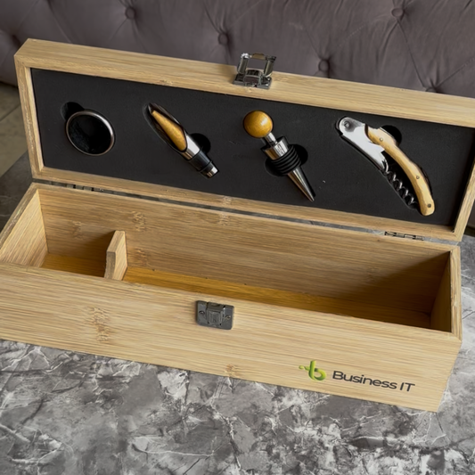 Caja de madera para botella de vino