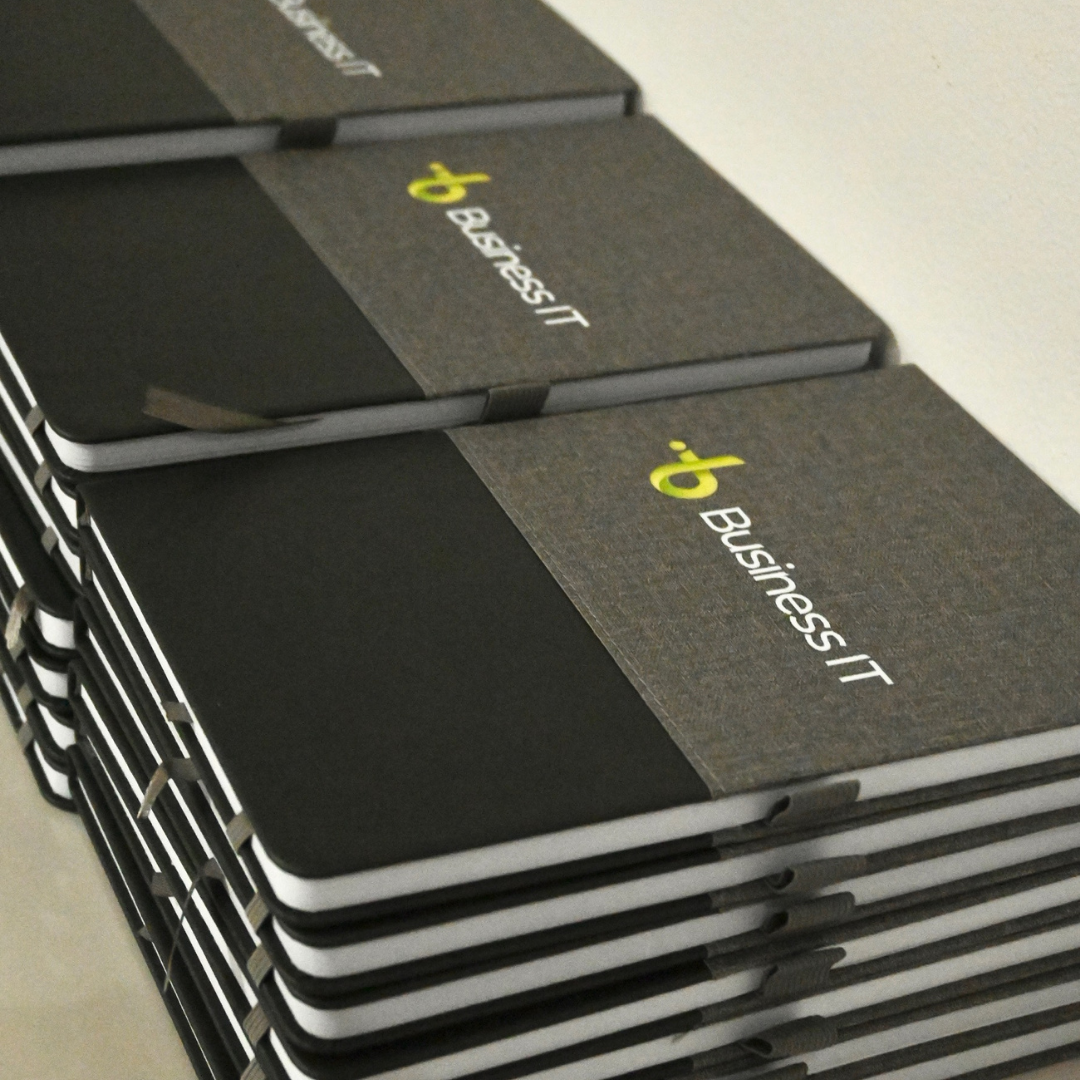 Libreta de cuerina y tela