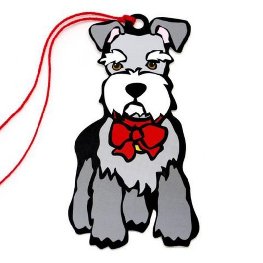 Tag de regalo de Schnauzer