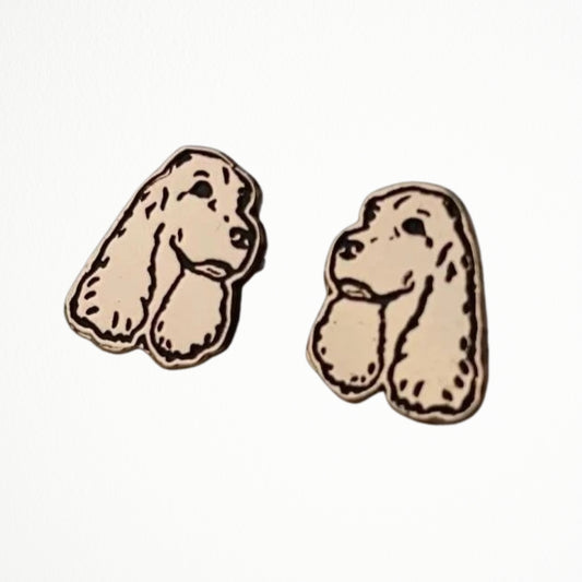 Aretes de Cocker Spaniel