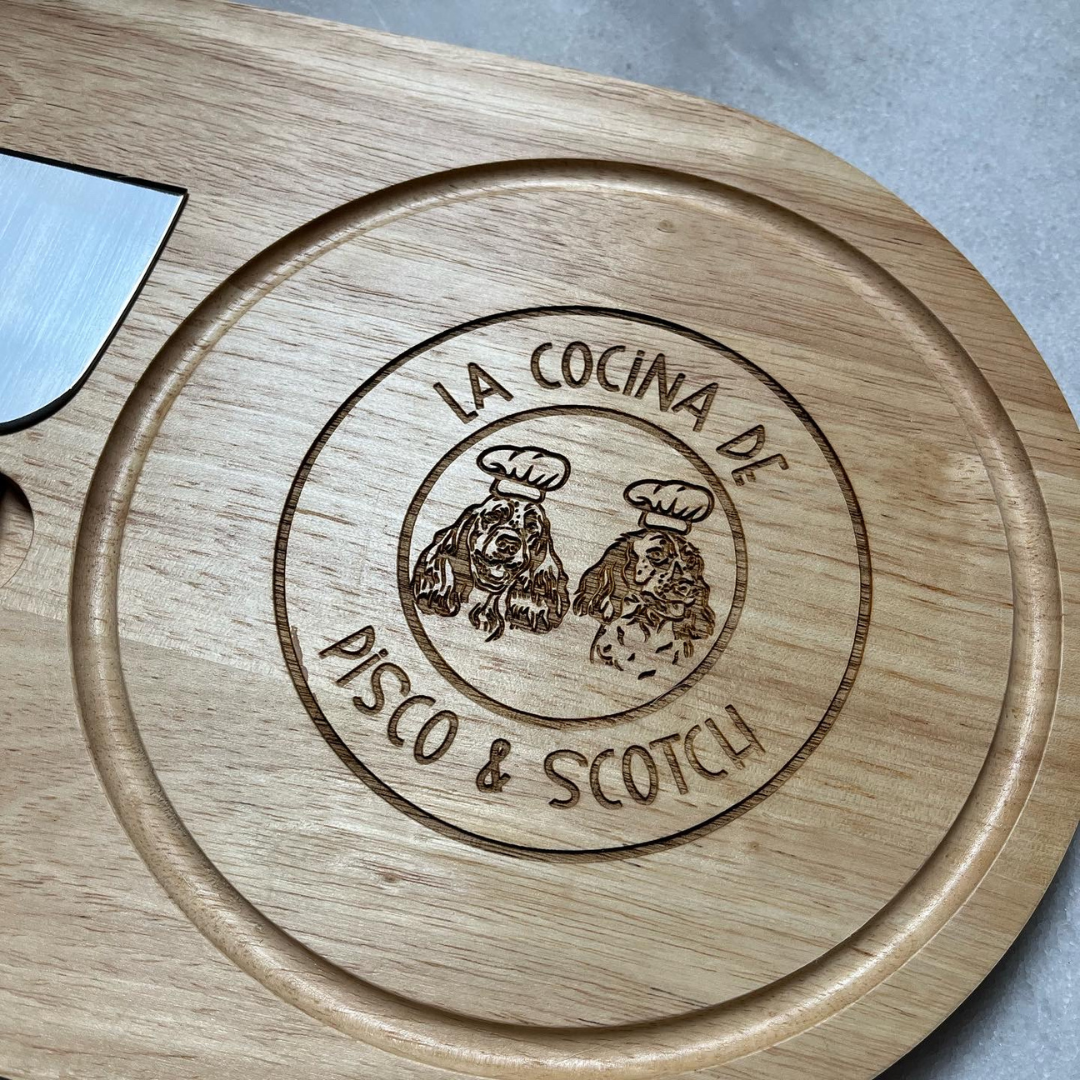 Tabla para quesos con accesorios