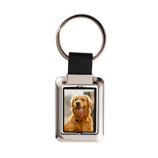 Llavero giratorio de metal